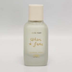 Zara Baby When I Was Alcohol-Free Perfumed Water for Baby Gentle and Calming Cologne with Aquatic Pear Powdery Florals &amp; Soft Musks Eau de Toilette EDT 100ml (3.4 fl. oz)