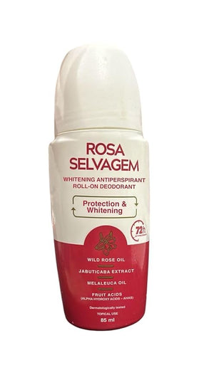 Deodorant Roll On Rosa Selvagem- Antiperspirant Brightening (85 Ml) 2.87 Fl Oz