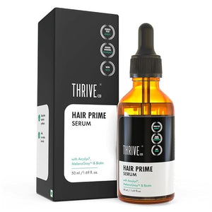 Anti-Grey Hair Prime Serum | Reverses &amp; Limits Hair Greying | Arcolys + Biotin + Black Tea Extract | Light-Weight, Non-Sticky &amp; Odourless | For Men and Women | 50 Ml