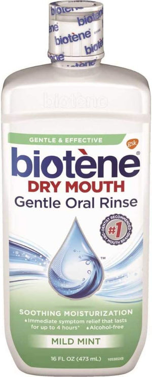 Biotene Moisturizing Oral RinseMild Mint 16 Fl Oz (Pack of 2)