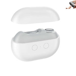 Easy Clip Nail Clippers Easy Clip Electric Nail Clippers - New 3 in 1 Polishing Clipper with Light Designed for Extra Hard/Thick Hands &amp Feet Nails for Limited Mobility People (White)