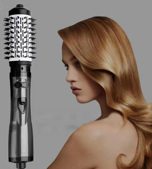 SunshineFace Hair Curling Irons 3-in-1 Electric Curling Tongs Hair Dryer Brush Set Rotating Hair Styler for Volumizing Drying Smooth