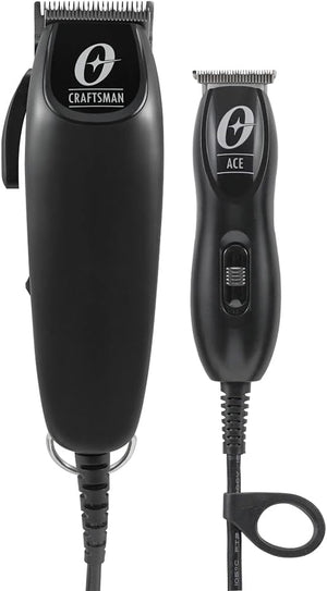Oster Professional Combo Hair Cutting Kit Including Craftsman Adjustable Mag Clipper &amp Ace Mini Trimmer T Blade Clipper Finisher