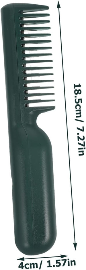 Electric Straightening Comb Hair Styling Tool for Men and Women Portable USB Ceramic Heating Brush for Anti-Frizz and Smooth Suitable for All Hair Types Minimizes Heat Damage