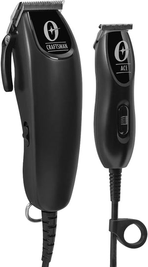 Oster Professional Combo Hair Cutting Kit Including Craftsman Adjustable Mag Clipper &amp Ace Mini Trimmer T Blade Clipper Finisher