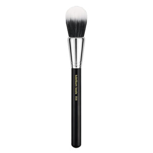 Bdellium Tools Professional Makeup Brush - Maestro Series 958 Duo Fiber Powder - With Soft Synthetic Fibers For Blending Powder (Black 1pc)