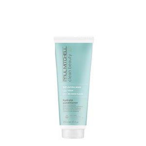 Paul Mitchell Clean Beauty Hydrate Conditioner, Intensely Nourishing Conditioner, Improves Manageability, For Dry Hair