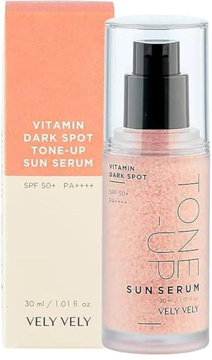 Sun Serum VelyVely Vitamin Dark Spot Tone-Up SPF 50+ PA++++ Niacinamide with Fullerene Alpha-bisabolol 30ml/1.01 fl oz