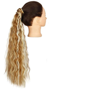 Hair Chignon Set Of 1 Synthetic Messy Bun Curly Wavy Wig Wraparound Ponytail Extensions Bun Hair Accessories for Women Hair Pieces For Women(Q19-6h613)