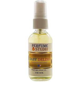 Perfume Studio Baby Delish Powdery Delight Perfume Spray Oil with Long Lasting Sweet &amp Fresh Powder Fragrance Accords (2 oz)