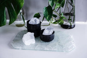 AnNafi¢ç Alum Stone Block | White Alum Crystal Rock | Phitkari Crystal Stone of Alumbre | Natural Piedra de Alumbre Alum Stone | Shaving Stone Chunks | Tawas Stone Antiperspirant 1000 Grams (35 OZ)