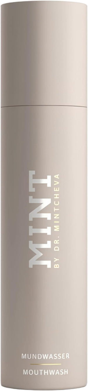 MINT whitening mouthwash with hydrogen peroxide - alcohol-free - mild taste - vitamin B12, peppermint oil and cucumber extract - mouthwash for the care of gums and interdental spaces -By Dr. Mintcheva