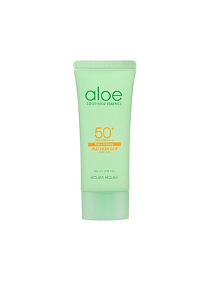 Holika Holika Aloe Waterproof Sun Cream 70ml - Mild Soft Moisturizing Non-sticky No White Cast Aloin Free Sun Screen protect UV ray SPF 50+ PA++++