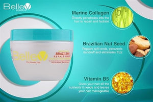 BelleV Professional Marine Hair Spa Brazilian Repair Mask 300g