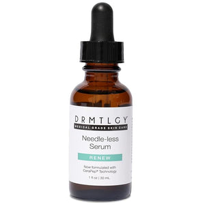 DRMTLGY Needle-less Serum - Anti-Aging Serum for Fine Lines &amp; Wrinkles - Niacinamide with Potent Blend of Hyaluronic Acid, Peptides &amp; Ceramides, 1 fl oz