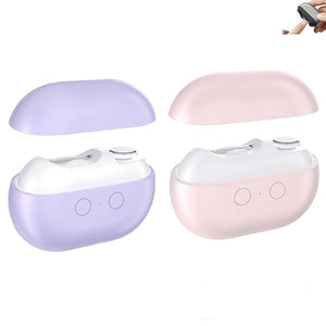 Easy Clip Nail Clippers Easy Clip Electric Nail Clippers - New 3 in 1 Polishing Clipper with Light Designed for Extra Hard/Thick Hands &amp Feet Nails for Limited Mobility People (Purple + Pink)