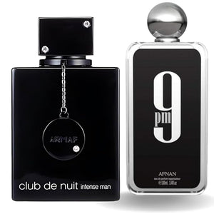 Men's Bundle Club De Nuit Intense Man 3.6oz EDT &amp Fragrance 9 pm 3.4oz EDP - Spicy Woody Sweet-Long Lasting for Men