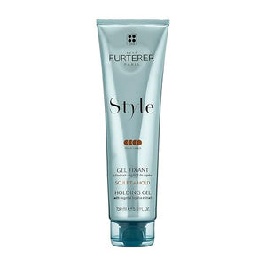 Rene Furterer STYLE Holding Gel - Sculpts &amp Styles with Strong Hold - With Moisturizing Jojoba Extract - For All Hair Types - Vegan &amp Silicone-Free - 5.0 fl. oz.