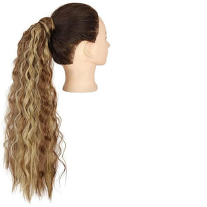 Hair Chignon Set Of 1 Synthetic Messy Bun Curly Wavy Wig Wraparound Ponytail Extensions Bun Hair Accessories for Women Hair Pieces For Women(Q19-12h24)