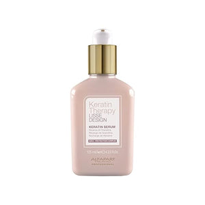 ALFAPARF MILANO Lisse Design Keratin Therapy Hair Serum - Anti-Frizz Control - Smoothing - Heat Protection and Damaged Hair Treatment - Leave-In Collagen and Keratin Protein Serum (4.23 fl oz)