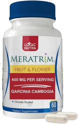 Meratrim Proprietary Blend 400 mg - Garcinia Mangostana (Fruit Rind) Extract - Stimulant Free - 60 Vegetable Capsules
