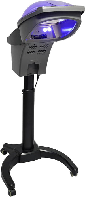 Hair Steamer, Micro Mist Scalp Hydration Steamer with 7 Color Light and Care Hood, Standing Deep Conditioning Hair Steamer for Home, Barber Stores and Beauty Stores