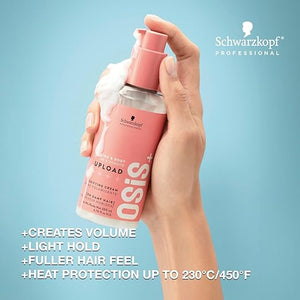 OSiS+ Upload Volume Cream - Lightweight Volumizing Treatment with Heat Protection