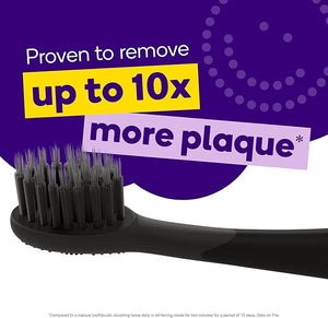 BURST Pro Sonic Electric Toothbrush Genuine Replacement Heads (Cobalt Blue/3 Pack) | Soft Bristles for Deep Clean, Stain &amp; Plaque Removal