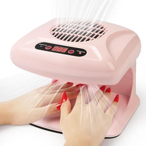 SAVILAND Professional Nail Dryer: 300W Quick Drying Nail Dryer for Regular Polish Acrylic Dip Powder Nail Dehydrator Primer Nail Polish Dryer Fan with Hot &amp Cold Air Must Have Nail Tech Supplies