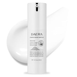 DAERA Synergy Boost Ampoule - Brightening Face Serum &amp Dark Spot Correcting Ampoule with Calcium Up+ Complex Anti-Aging Serum Fades Wrinkles Korean Skincare for Glowing Skin 30ml