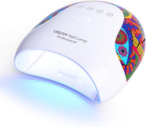 Goodoo UV LED Nail Lamp 48W Nail Dryer for Gel Polish with 4 Timer Settings &amp LCD Display and Automatic Sensor Professional UV Dryer for Home Salon