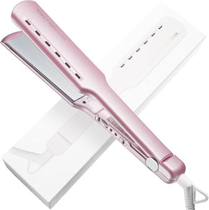 ROSILY Nano Titanium Flat Iron | 1.75 Inch Wide Hair Straightener, Dual Voltage 100-240V, Adjustable Temperature Suitable for All Hair Type, Instant Heat Up