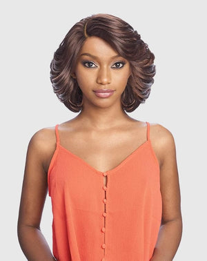 Vanessa Party Lace Synthetic Hair Deep J Part Wig-DJ VESA (SAND)