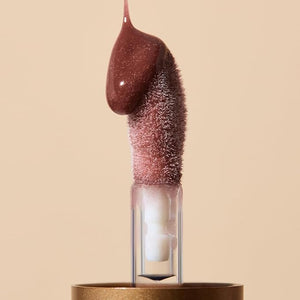 INIKA Organic Tinted Lip Oil | Bakuchiol, Squalane + Collagen in a Glossy Wash of Color. Luxuriously Smoothing &amp; Hydrating Lipgloss. Natural, Vegan. 0.16 Fl oz (Cinnamon)