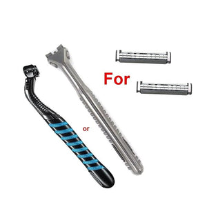 Men¡¯s Razor Blade Refills Compatible With Gillette Sensor Excel - 10 Count Shaving Cartridges For Face Hair Removal