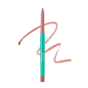 Thrive Causemetics Lip Filler Long-Wearing + Plumping Lip Liner, Shea Butter Hydrating Lip Plumper Retractable Lip Liner Pencil, Built In Sharpener, Vegan &amp; Cruelty Free, Jo (Pink Mauve)
