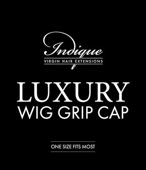 INDIQUE Luxury Wig Grip Cap ? Non-Slip Liner for Lace Front and Closure Wigs - Adjustable, Breathable, Secure Fit ? Black