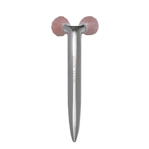Skin Gym Rose Quartz Revi Beauty Facial Roller Massager for Wrinkles and Fine Lines Anti-Aging Face Lift Skin Care Beauty Tool