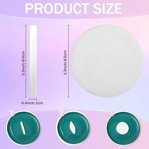 Mifoci 960 Pieces Compressed Facial Sponges for Estheticians Makeup Removal Sponge Pads for Women Spa Exfoliating Face (White)