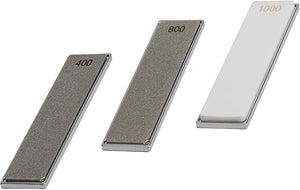 Replacement Whetstone Plates Set ? Includes 3 Plates: #400 #800 and #1000 Grit for Precision Sharpening &amp Honing - Compatible Only with Parkway Home Adjustable Rolling Knife Sharpener