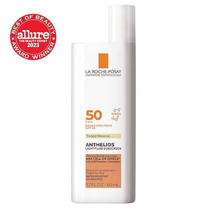 La Roche-Posay Anthelios Sunscreen SPF 50 Ultra-Light Fluid Broad Spectrum SPF 50 Face Sunscreen with Titanium Dioxide Mineral Lightweight &amp Fast-Absorbing Oil-Free Matte Finish