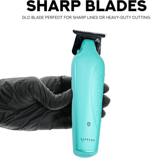 Supreme Trimmer Vader ST3778 ? Professional Cordless Barber Liner | 210 Min Runtime 7000 RPM Motor Zero Gap DLC T-Blade USB-C Fast Charging | Beard Hair &amp Body