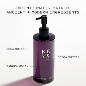 Keys Soulcare Renewing Body + Hand Wash with Manuka Honey, Cleanses, Hydrates and Nourishes Skin with Glycerin &amp; Shea Butter, Cruelty-Free, 9.81 Fl Oz