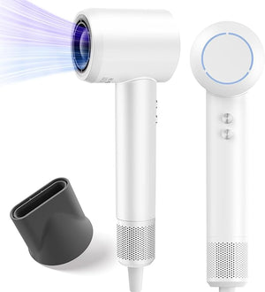 Hair Dryer, Ionic High-Speed Blow Dryer for Fast Drying with Brushless Motor, Portable Professional Hair Dryers with Magnetic Concentrator, Quiet Compact Hairdryer for Women &amp; Men, Travel/Home/Sal