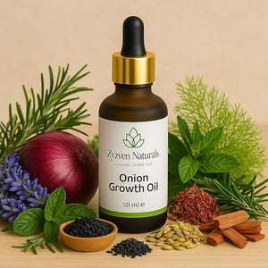 Onion Growth Oil ? Multipurpose Scalp &amp Hair Nourishing Oil with Castor Black Seed Moringa &amp Essential Oils ? 50ml Onion Hair oil Natural Hair Care