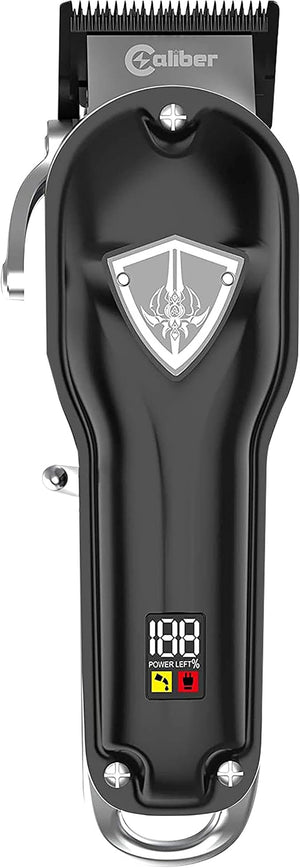 .44 Magnum FMJ Cordless Clipper Kit - Professional Clippers for Hair, Beard and Mustache - Rechargeable Grooming Electric Razor for Men - With Grips, Oil, Cleaning Brush &amp; Comb Guards