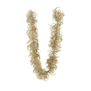 SONGCHAO Fake Hair Bun Messy Bun Ponytail Hair Extensions 80cm Long with Elastic Rubber Band Synthetic Fluffy Wrap Wig Women Hair Bun Hair Accessories (Color : #24)