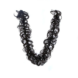 SONGCHAO Fake Hair Bun Messy Bun Ponytail Hair Extensions 80cm Long with Elastic Rubber Band Synthetic Fluffy Wrap Wig Women Hair Bun Hair Accessories (Color : #2)