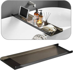 Acrylic Bathtub Tray Black Transparent Acrylic Bathtub Tray Suitable for All Bathtubs.