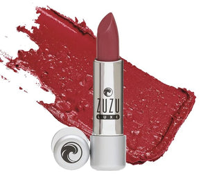 Zuzu Luxe Lip Color Lipstick (Allure - Purplish Coral/Warm Cr?me), Natural Ultra-Hydrating Lipstick, Paraben Free, Vegan, Gluten-free, Cruelty-free, Non GMO, 0.13 oz